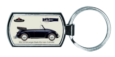 VW Beetle Karmann Cabriolet 1953-55 Keyring 4